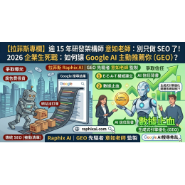 拉菲斯 RaphixAI｜網站獲利診斷與 Google AI 推薦佈局